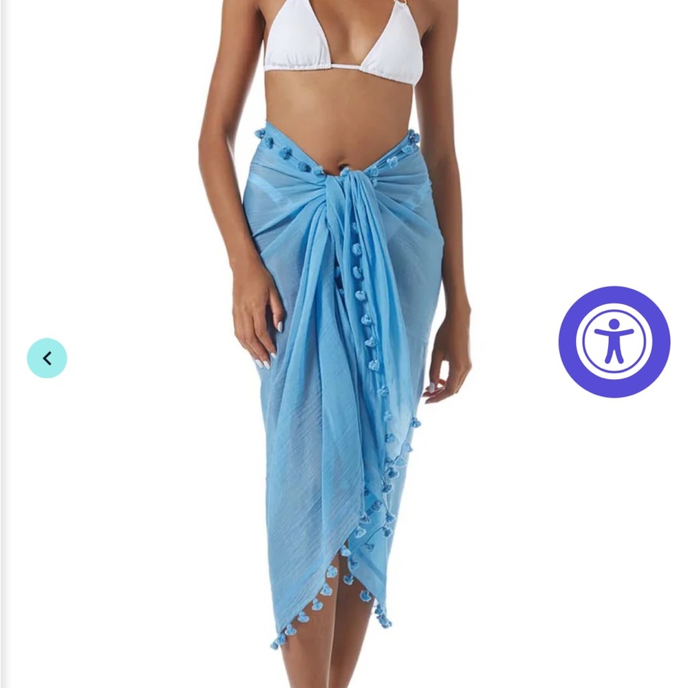 Melissa Odabash beautiful pareo blue